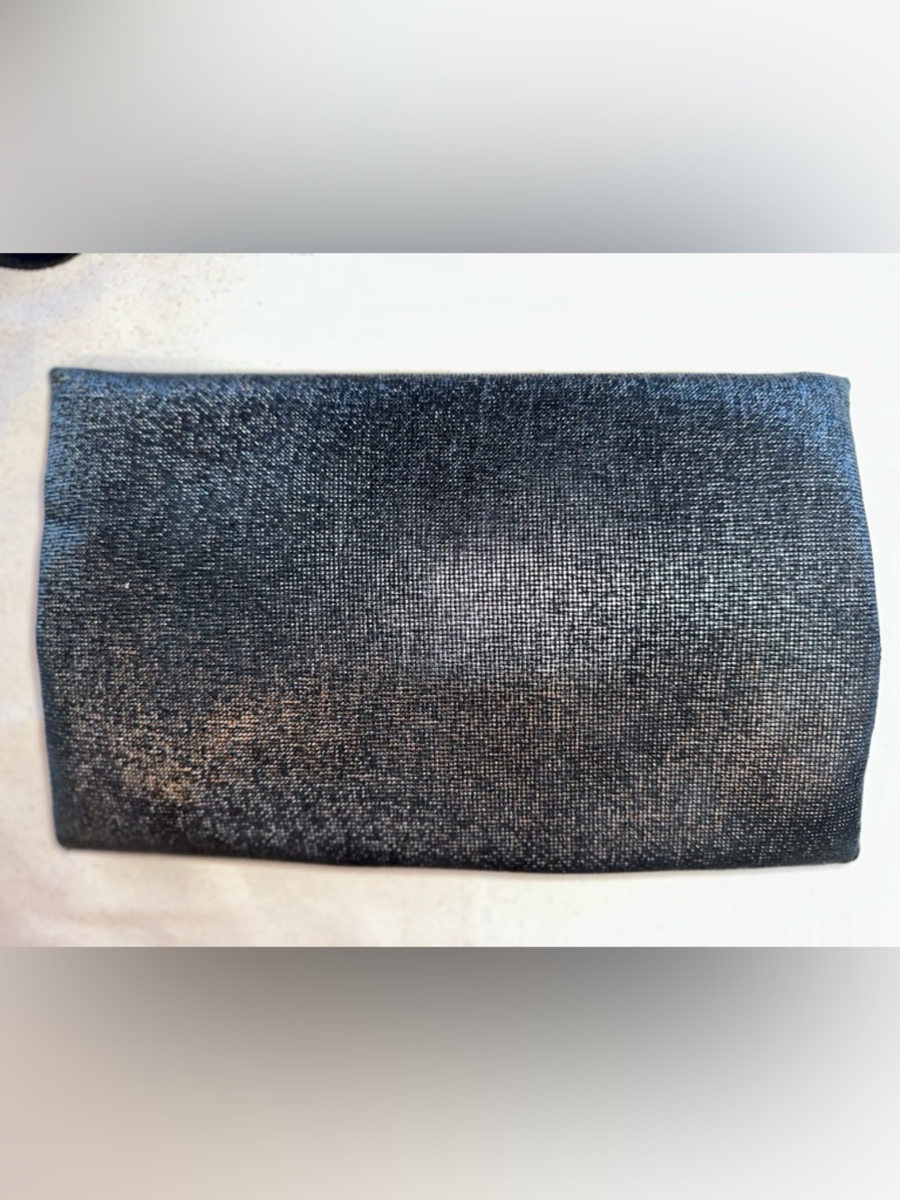 ✨Henri Bendel Metallic Jacquard Envelope Clutch • Satin Lined • Collector Piece - Picture 5 of 16